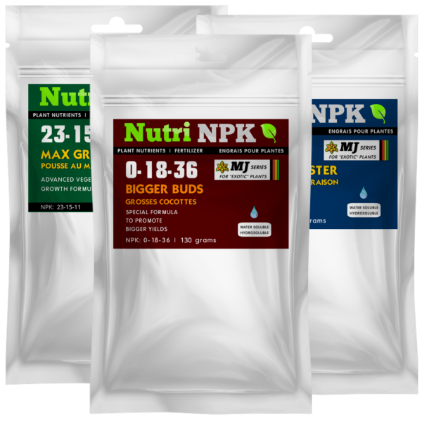 NutriNPK Cannabis Fertilizer Trio Kit