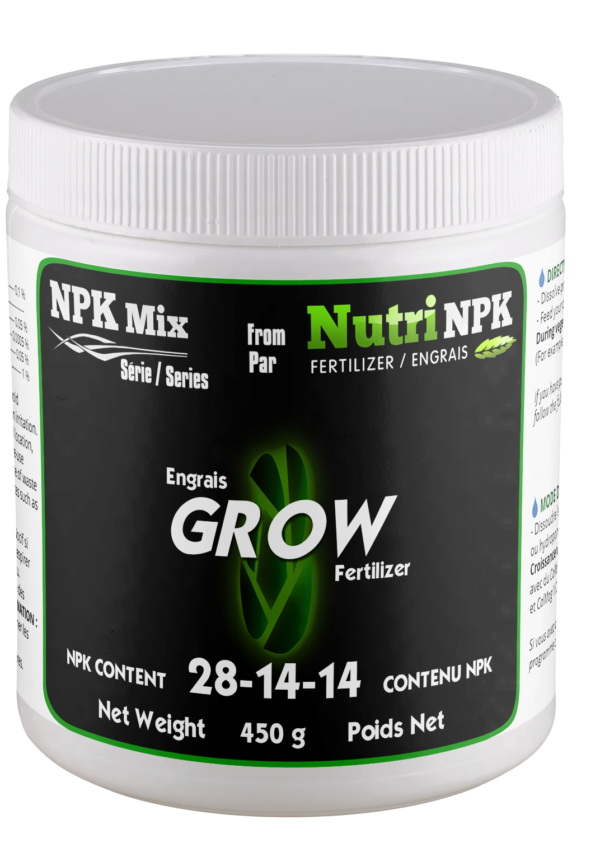GROW cannabis fertilizer NPKMix by NutriNPK