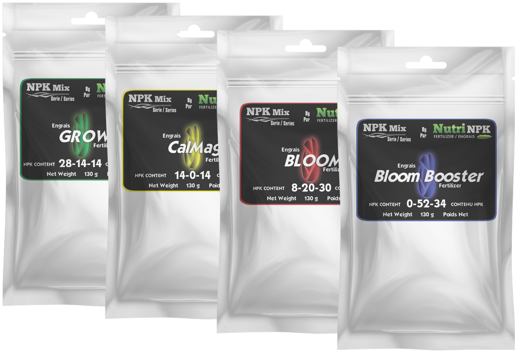 NPK Mix pak fertilizer - for 4 to 5 cannabis plants